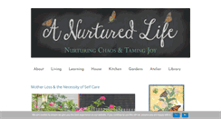 Desktop Screenshot of anurturedlife.com